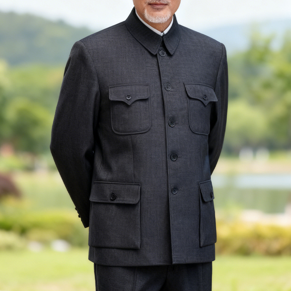 从衣领到口袋：青年装与中山装的3个核心区别，你分清楚了吗？